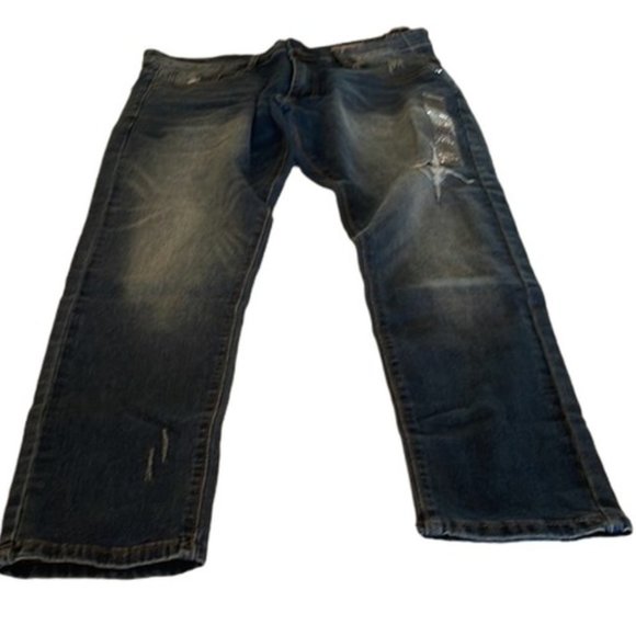 Aeropostal Men's Super Skinny Max Stretch Jeans - Medium Wash - Picture 6 of 9